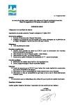 ANNULÉ (ordre du jour du 18 sept. modifié)