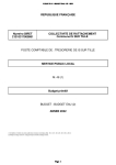 Budget Eau 2022