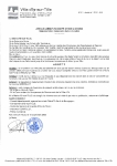 Réglementation temporaire de la circulation - av Carnot