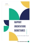 Rapport des orientations budgétaires 2024