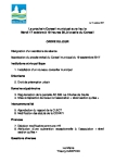 Ordre du jour du Conseil municipal du 17 octobre 2017 