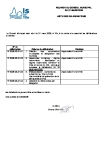 Liste des délibérations du 31 mars 2026